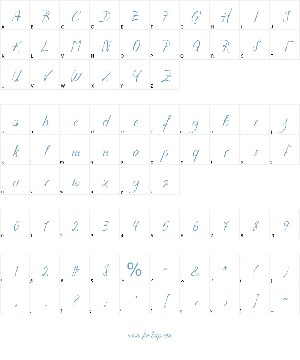 Havlova-Austral Font Character