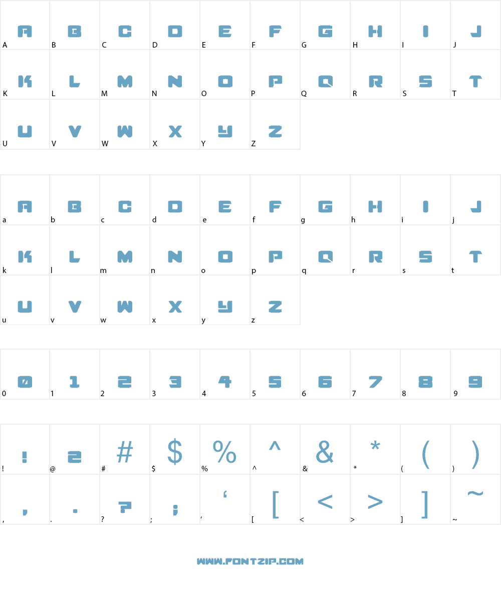 pedrosky Font Character