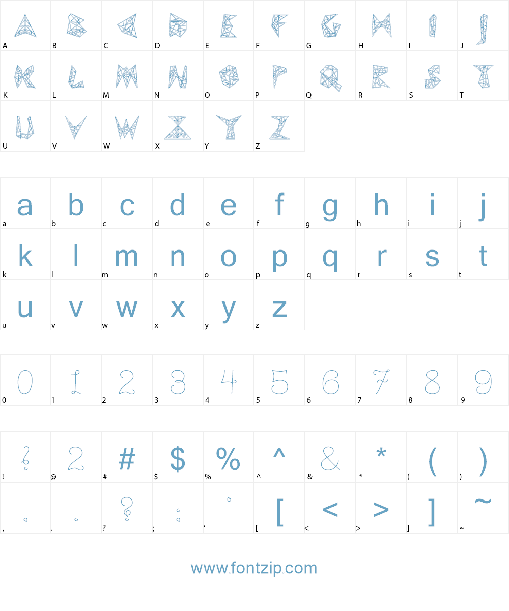 Pylon Font Character