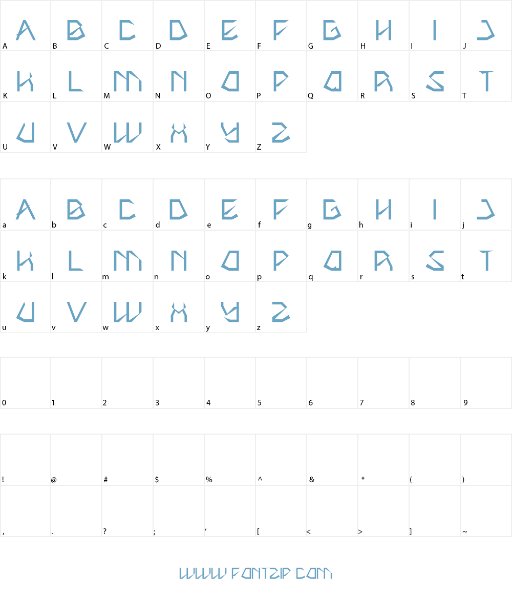 THE AMAZING ME Font Character
