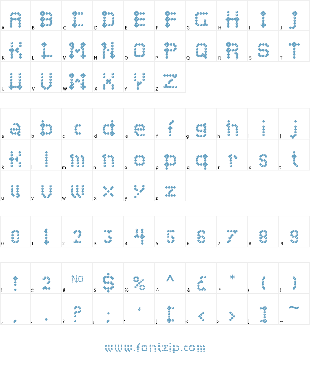 Campcraft Font Character