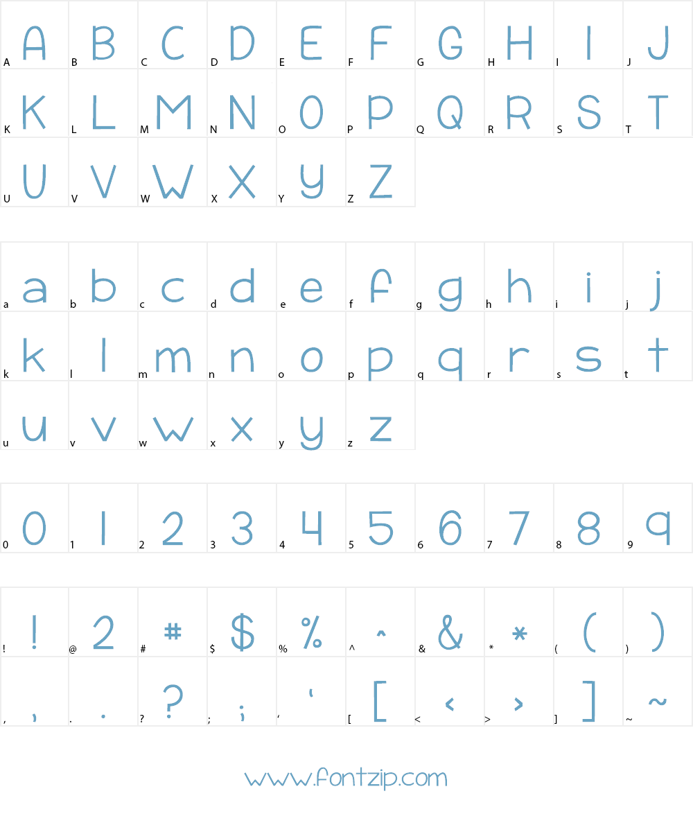 KG Payphone Font Character
