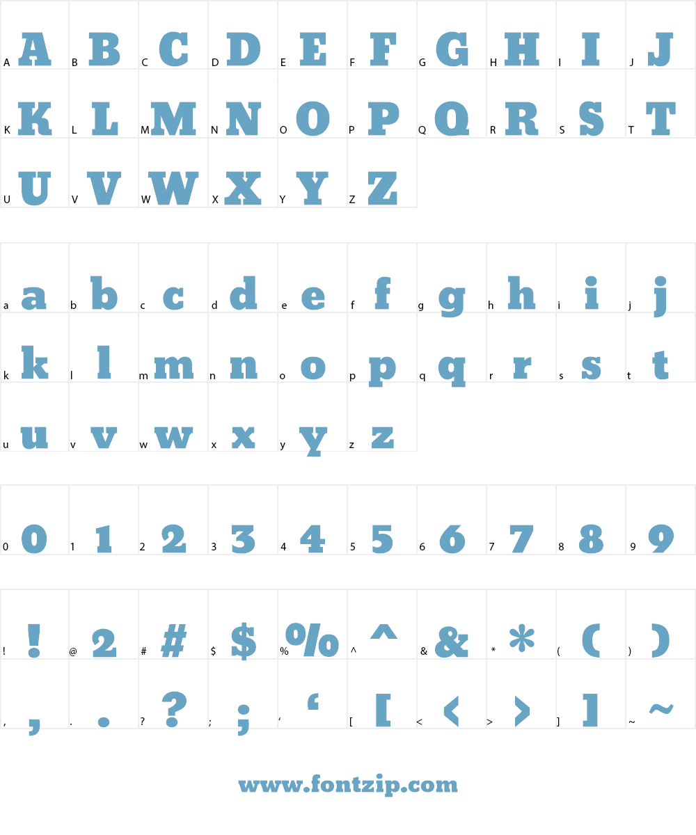 Bevan Font Character