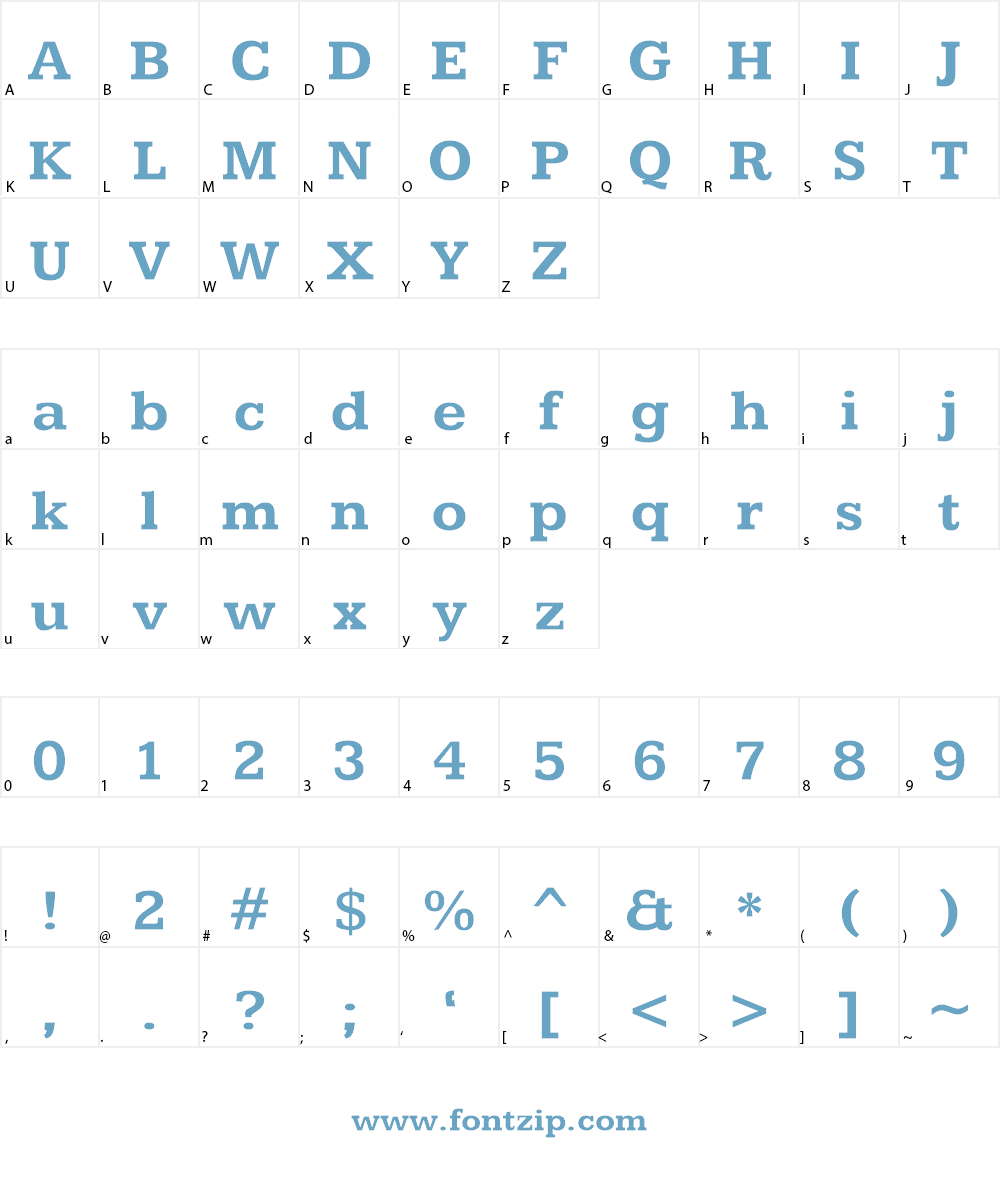 Kameron Font Character