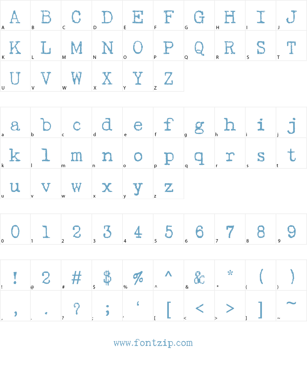 Psacstroj Font Character