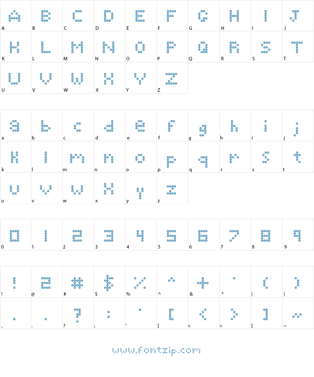 Skittles Font Character