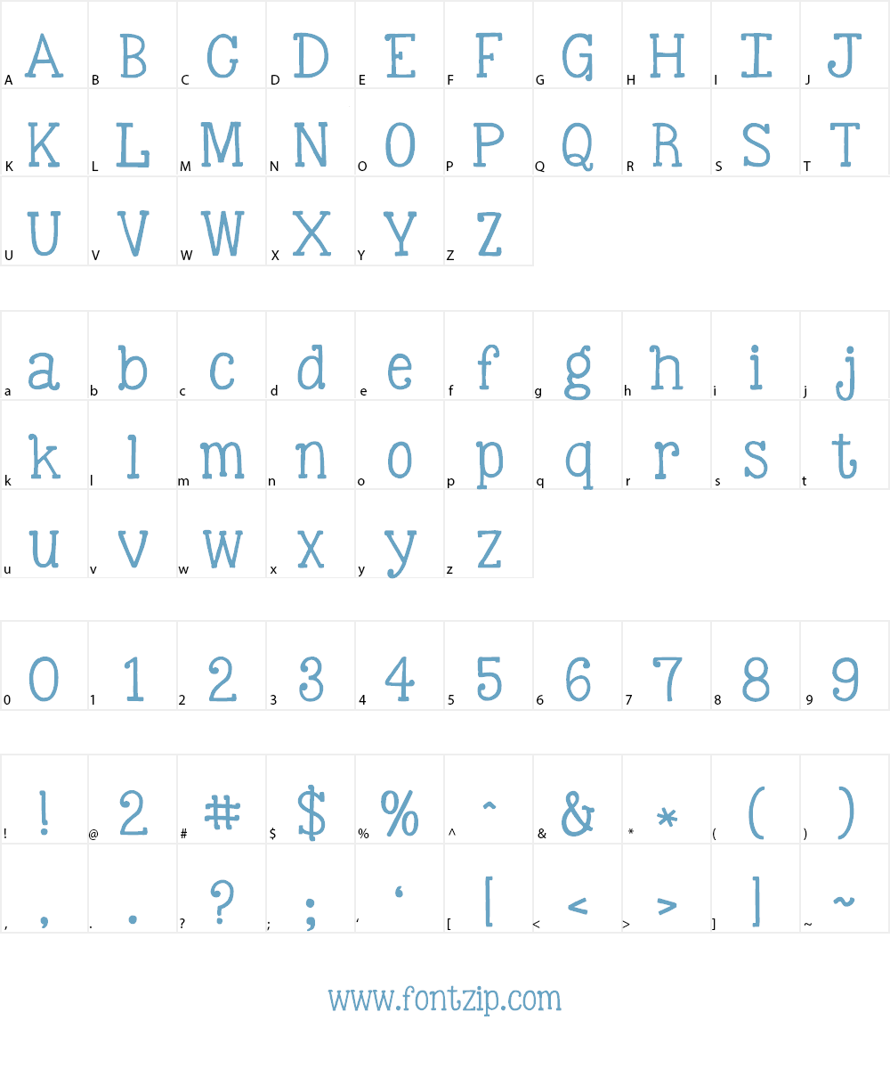 KG Be Still & Know Font Character