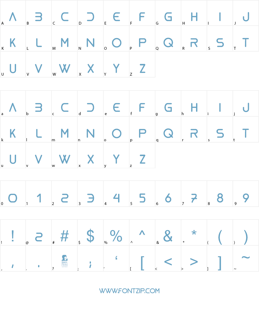 bioliquid Font Character