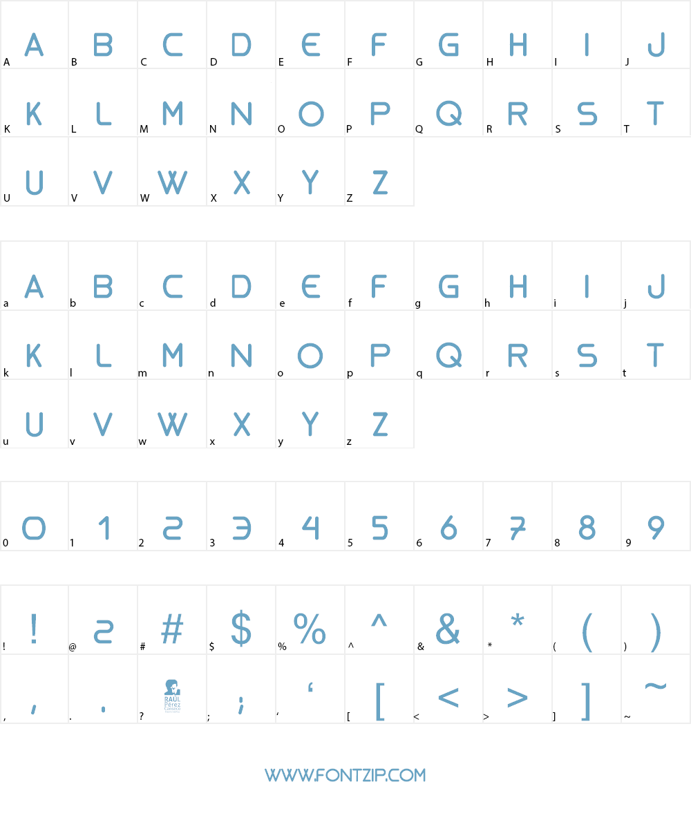 biosolid Font Character