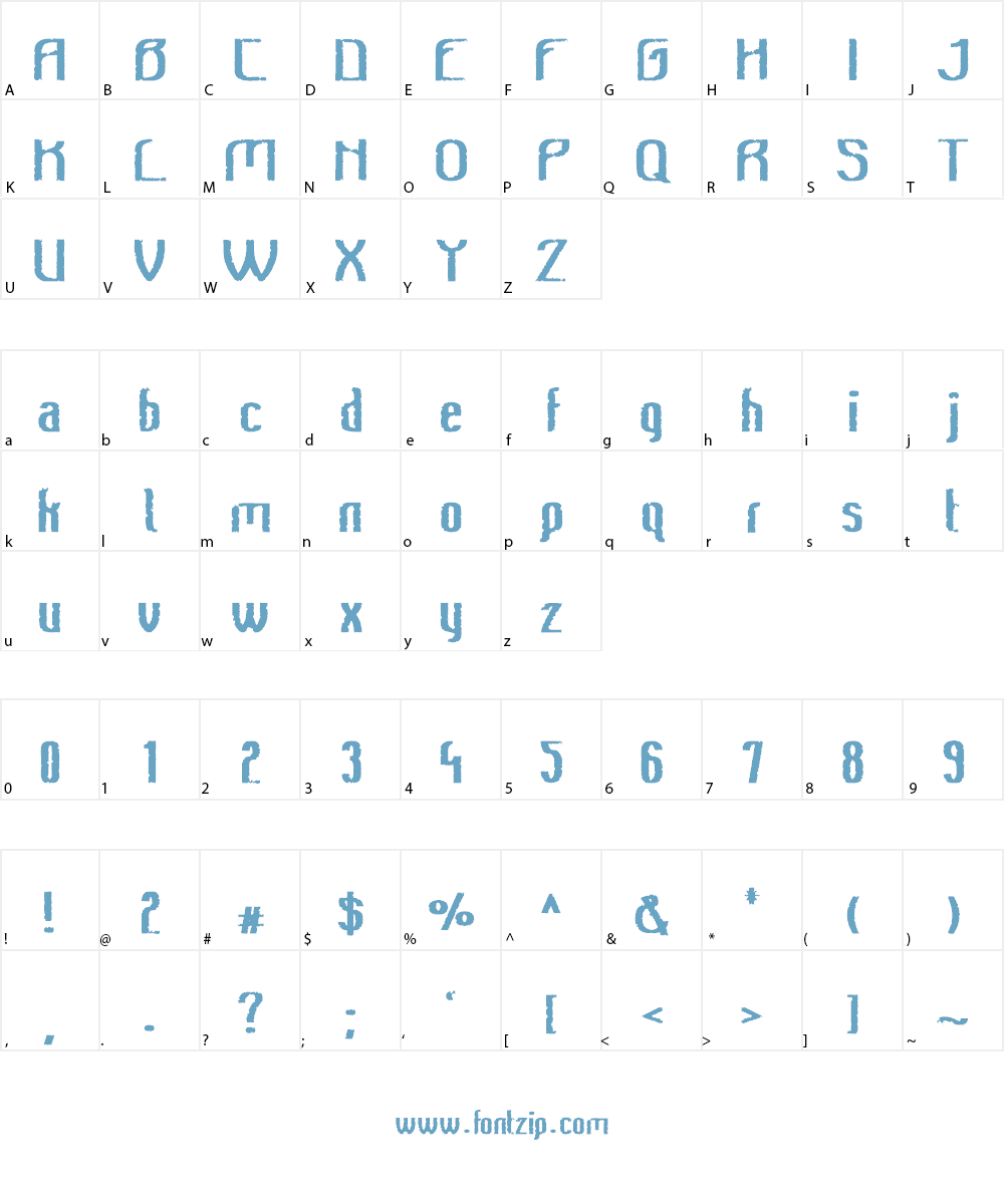 Bee Ridge Vintage Font Character
