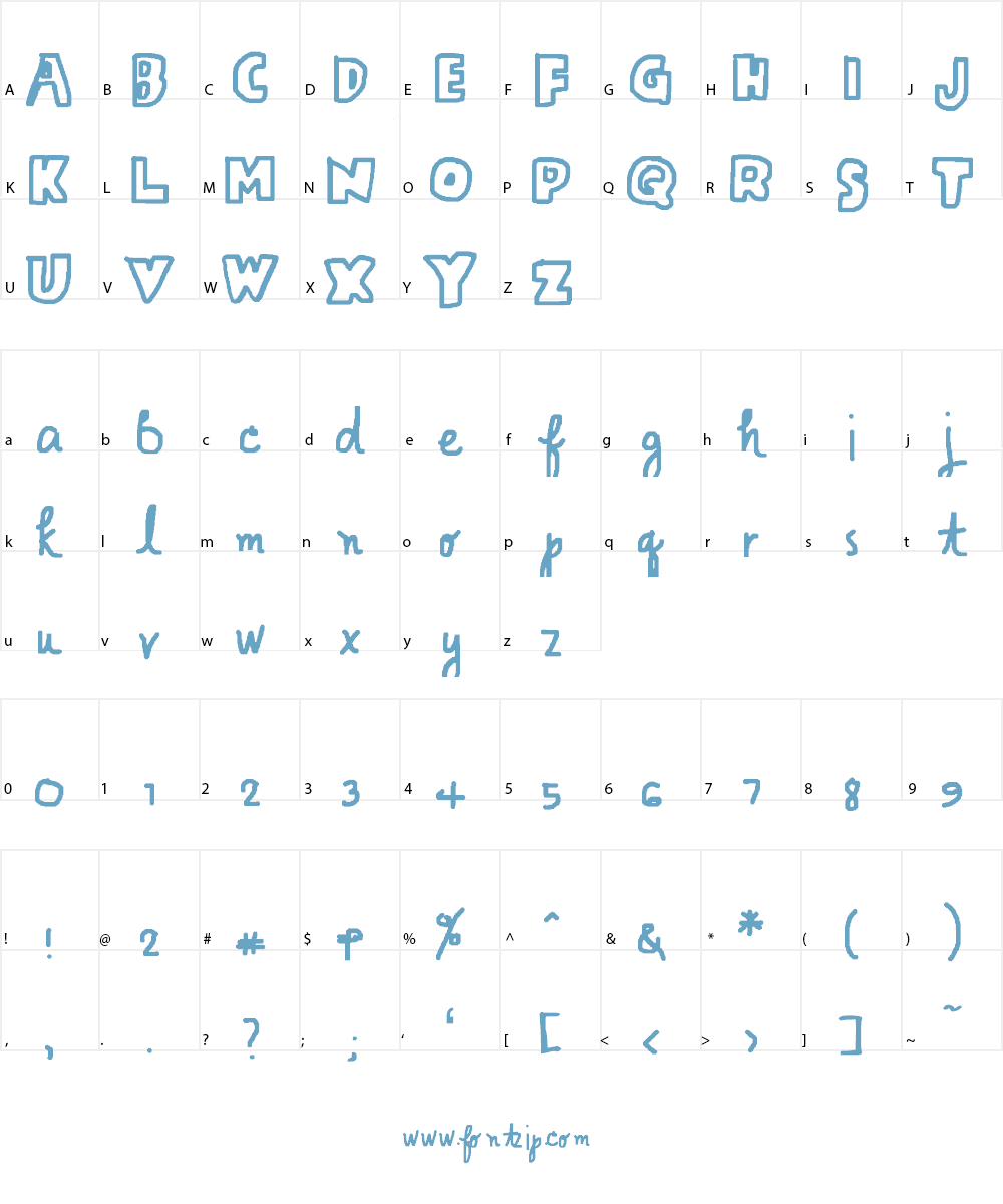 Bimbam Font Character