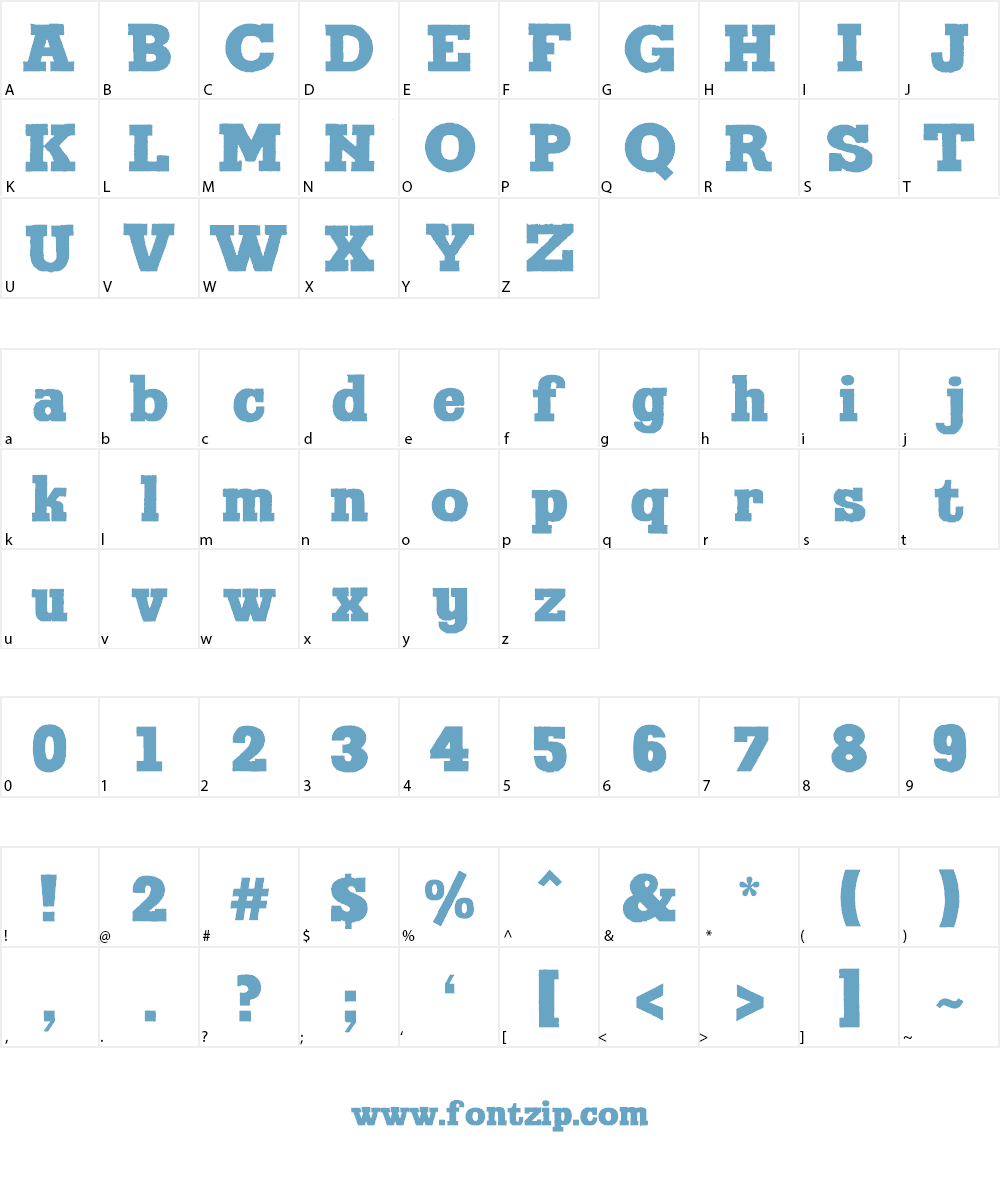 Brennan Font Character