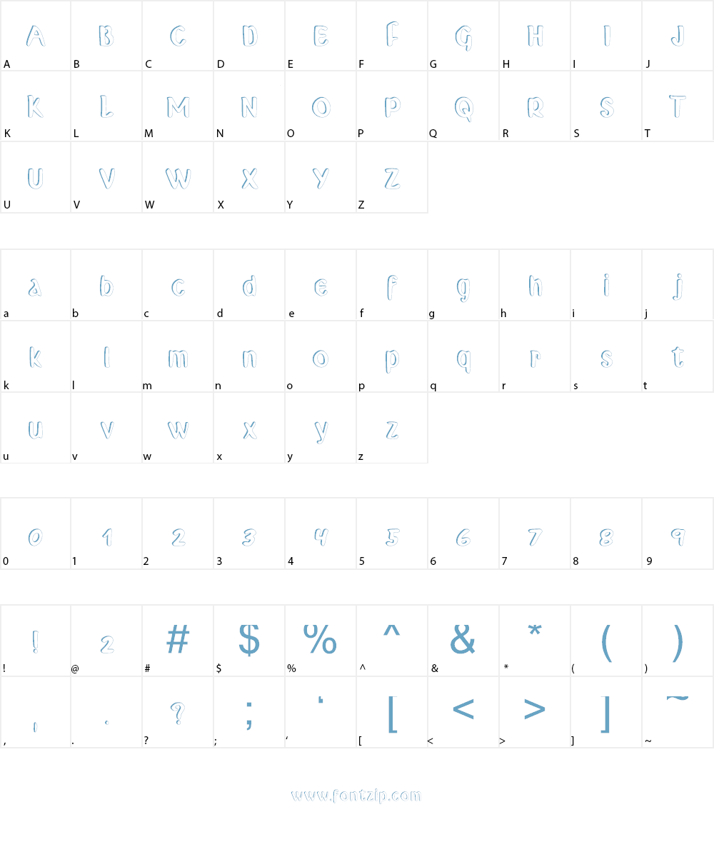 Backoff_times Font Character