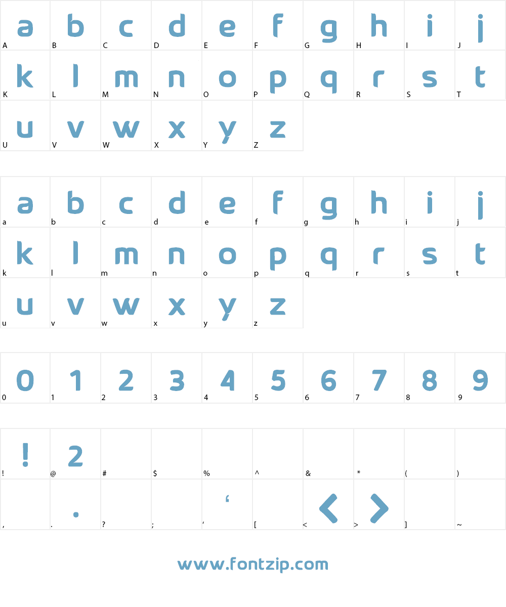 Salutino Font Character