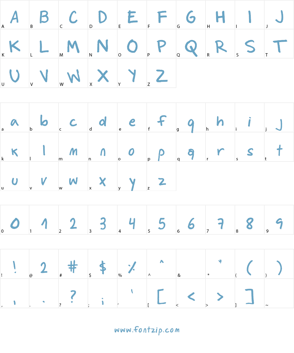 Culita Font Character
