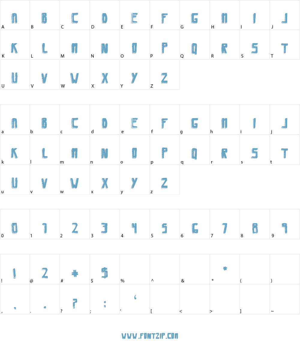 Savia Filled Shadow Font Character