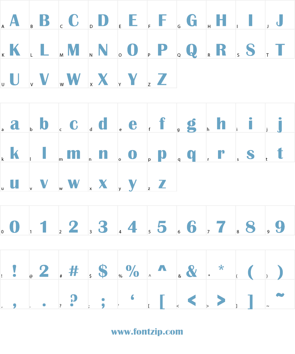 Ayar Juno Font Character
