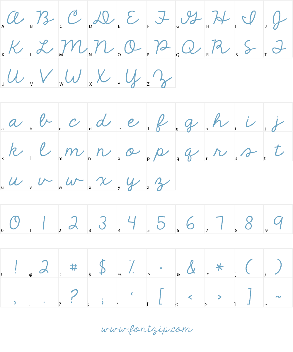 KG The Fighter Font Character