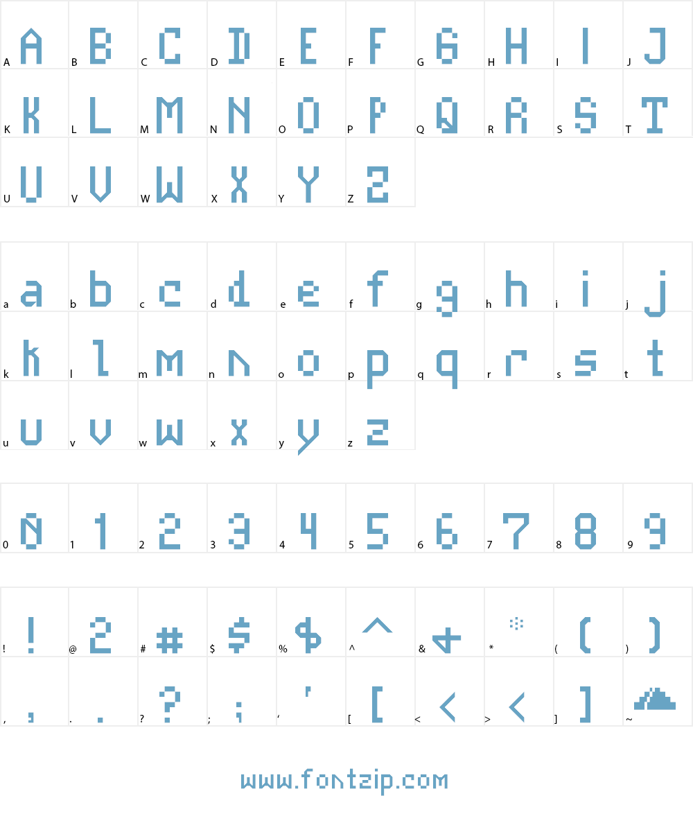 Casale NBP Font Character