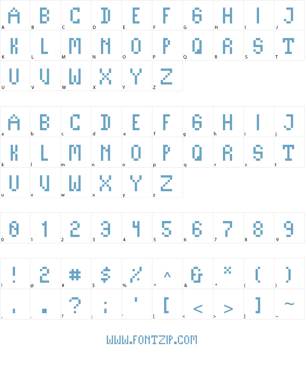 Casale Micro NBP Font Character