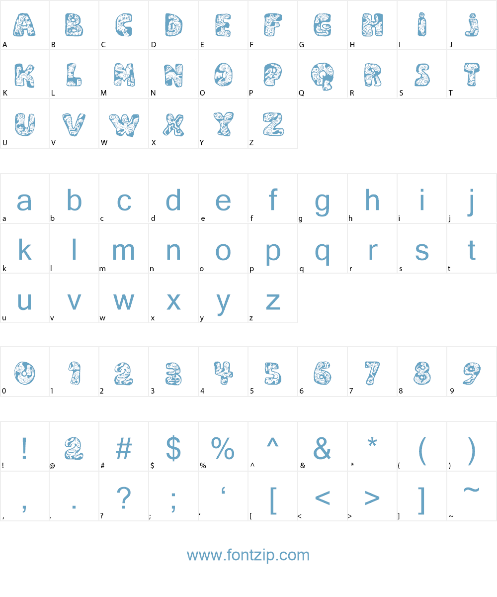 Dali Font Character