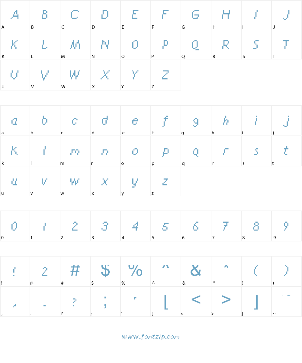 One Time NBP Font Character