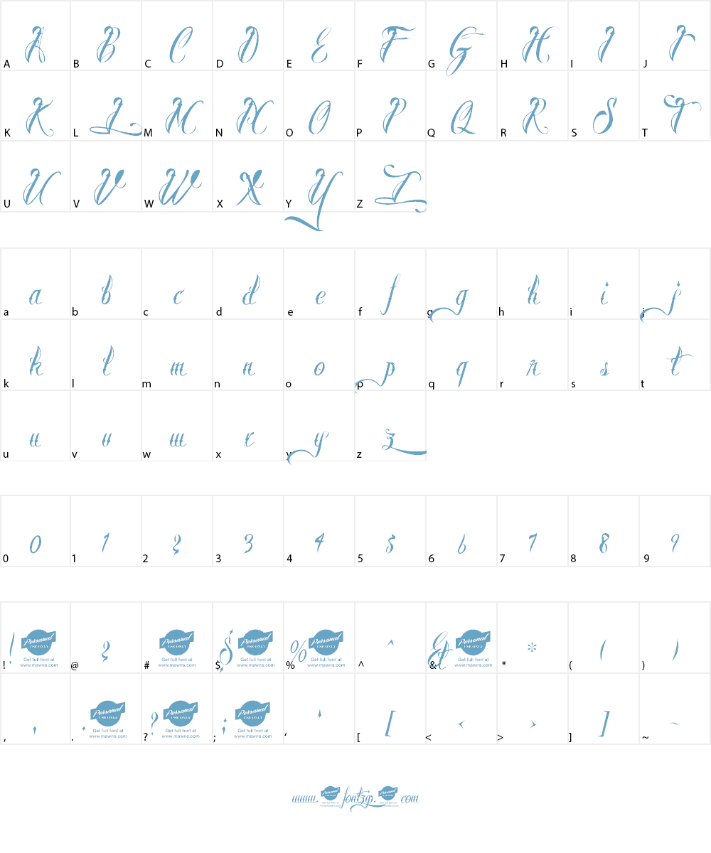 Brother Tattoo Font Character
