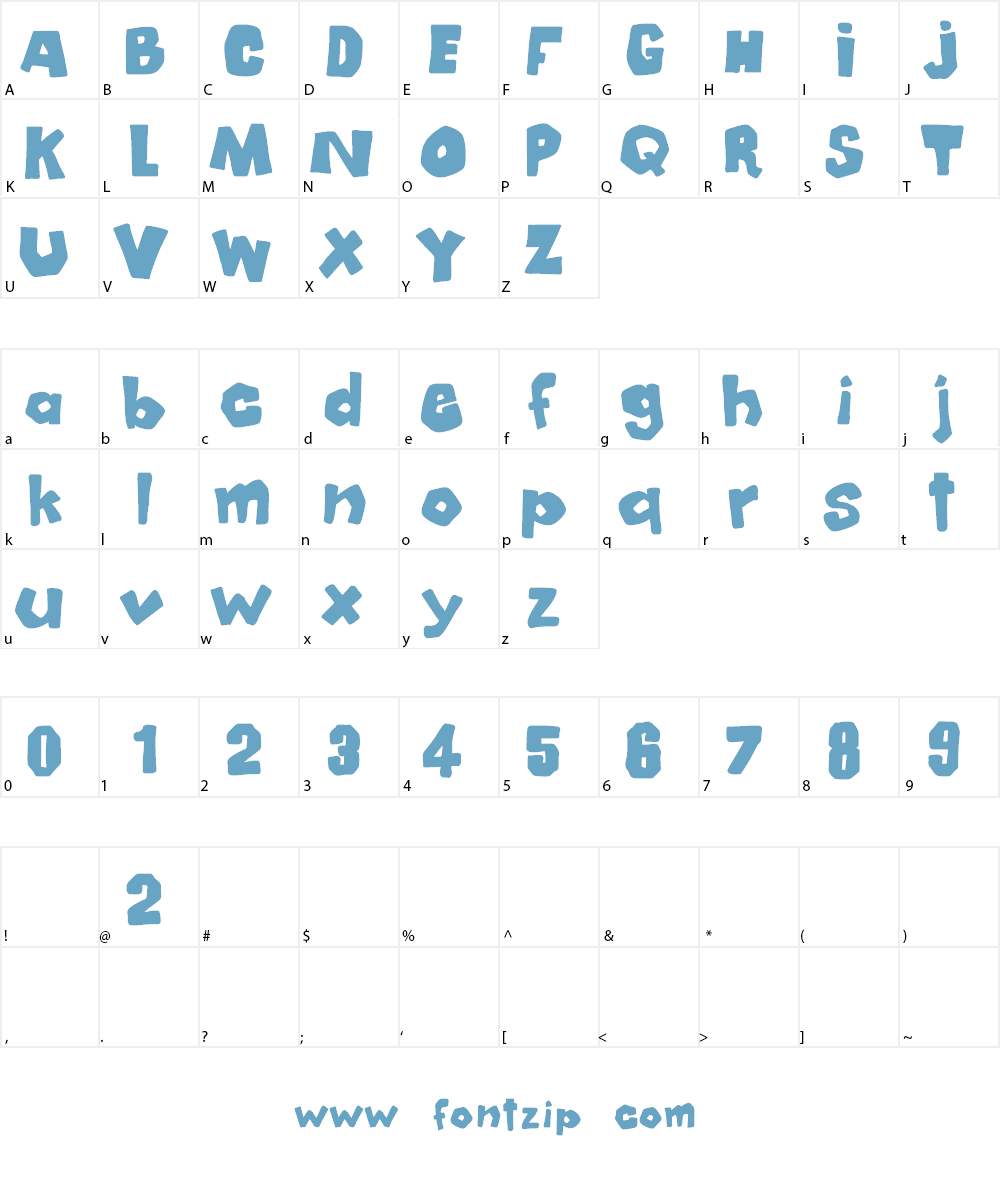 Mala Font Character