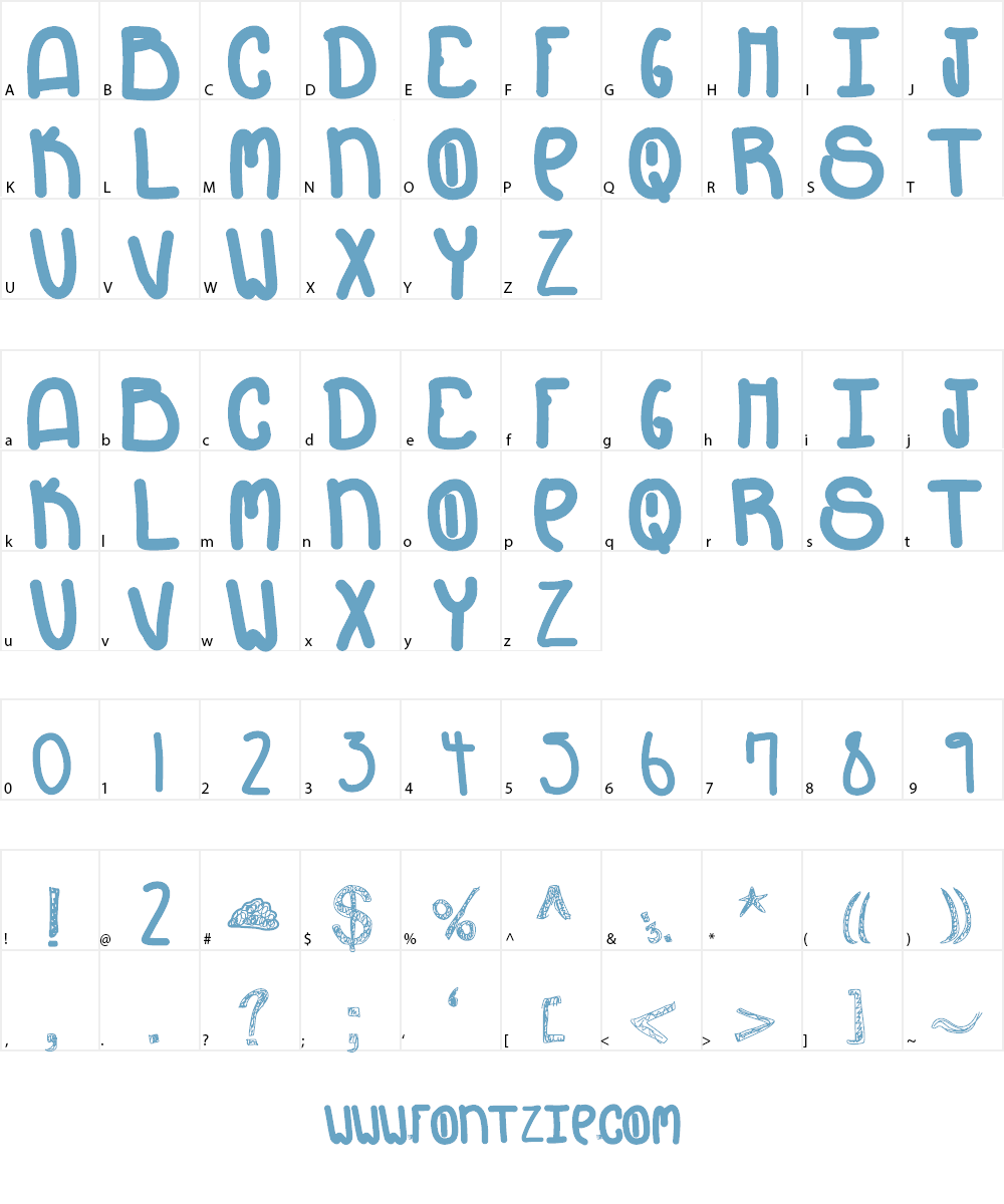 Myth Font Character