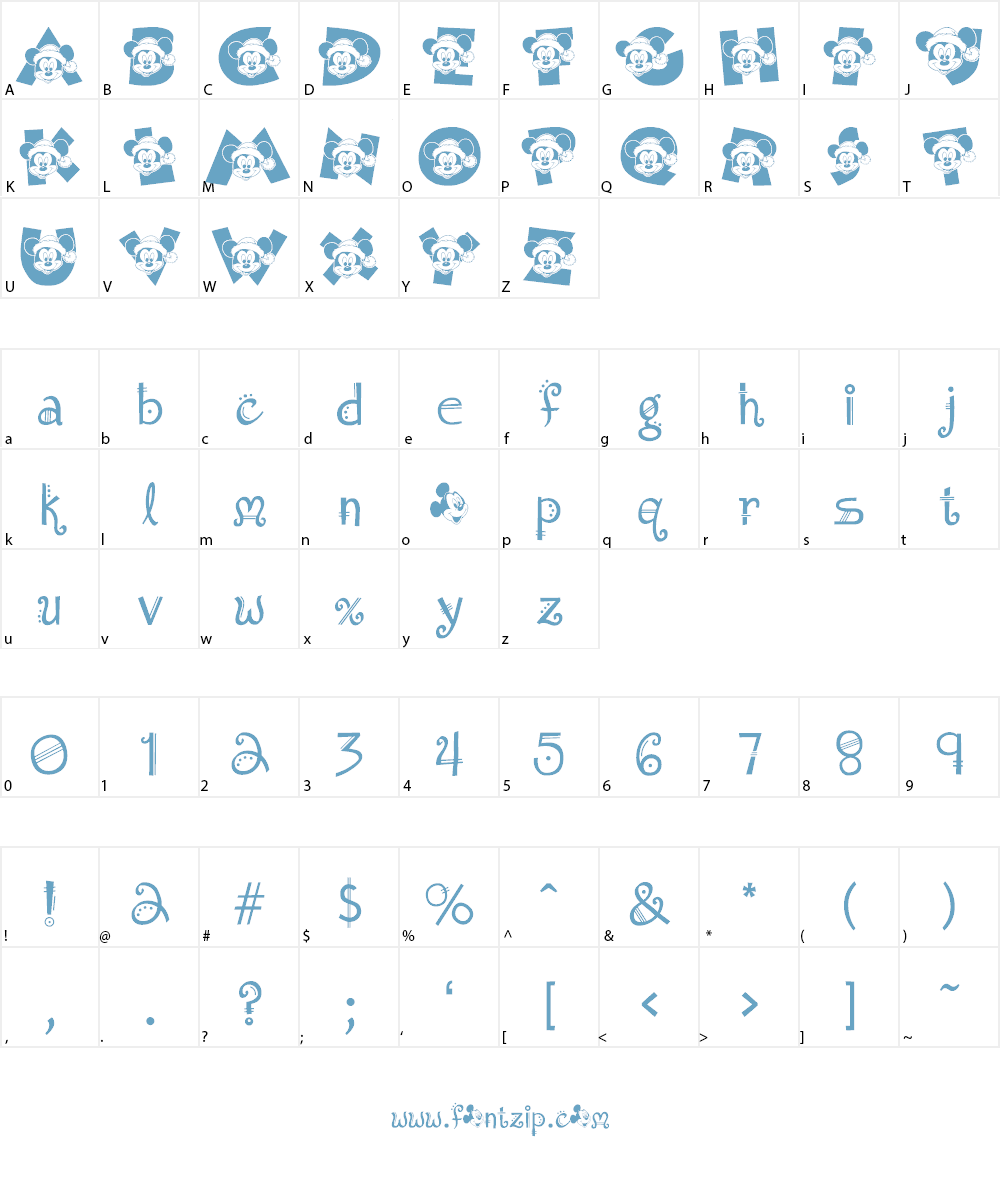 cecil8 Font Character
