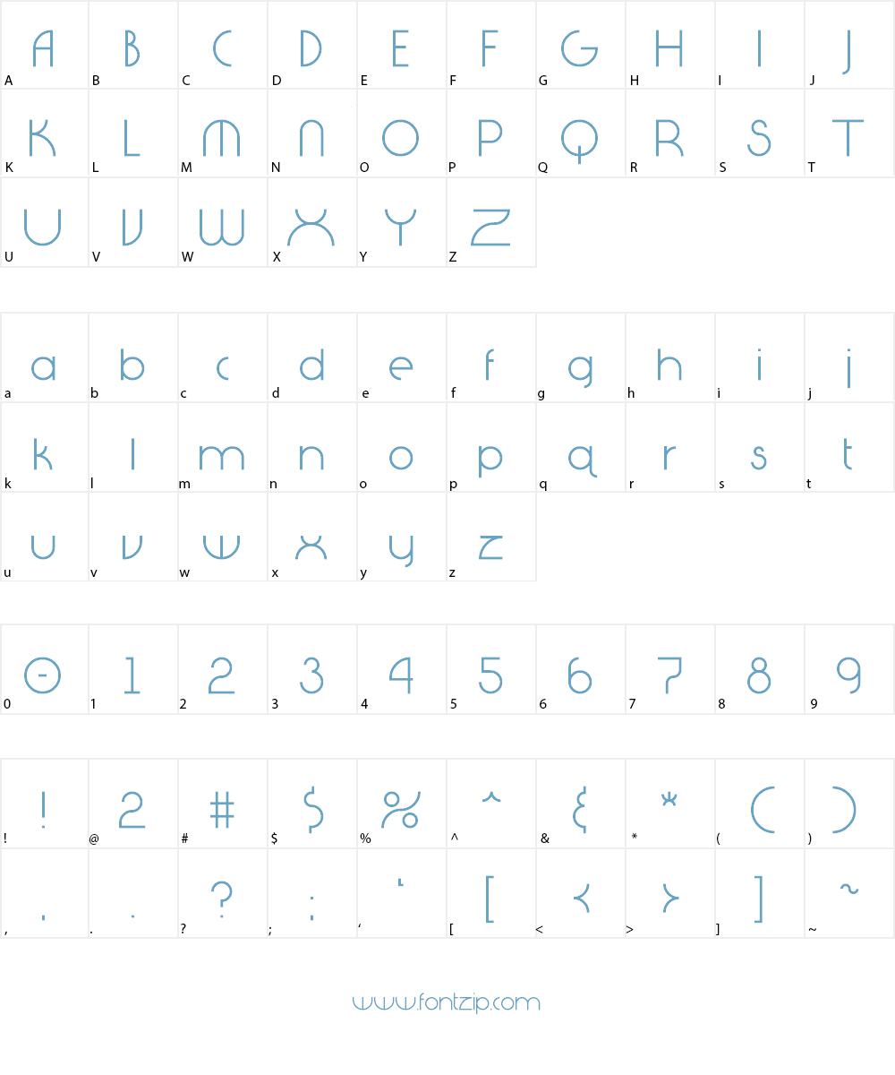 DiagaNO Font Character