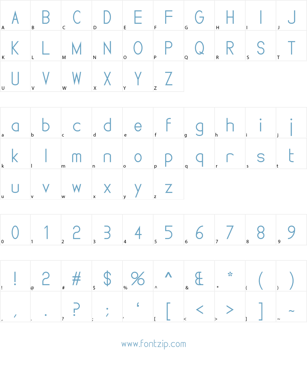Halfmarks Font Character