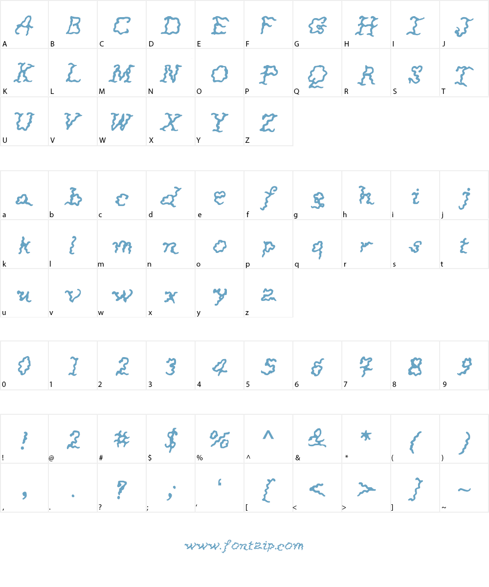JDLucrezia Font Character