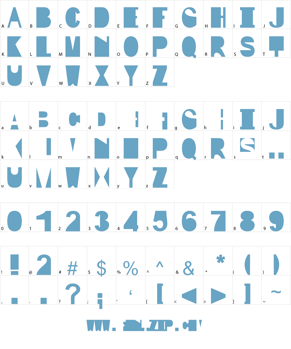 IP Font Character