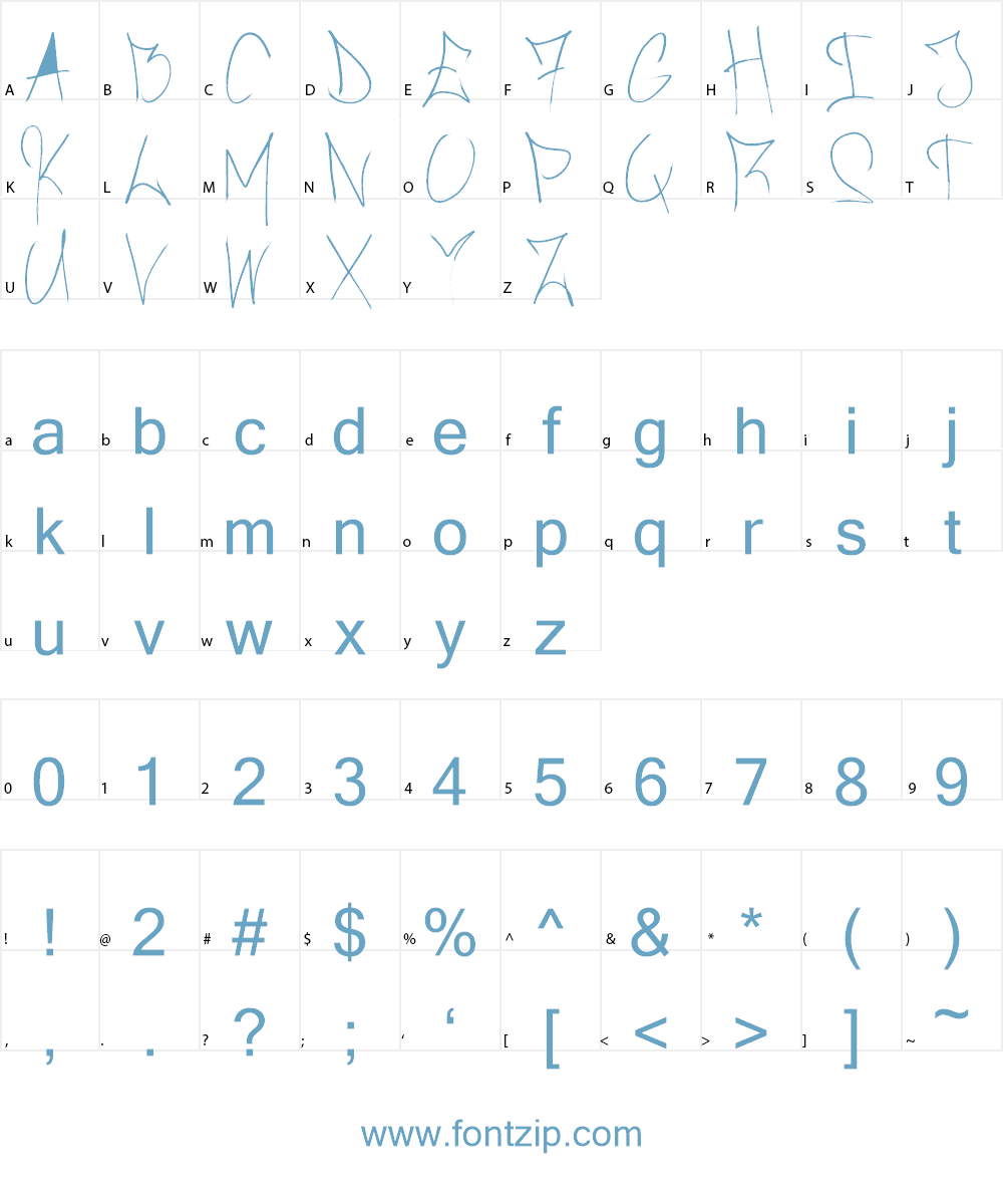 Brush_Of_Anarchy Font Character
