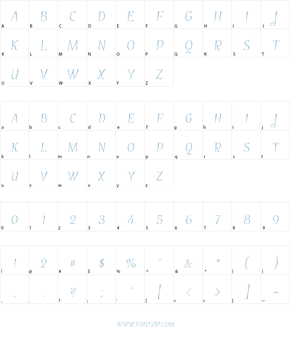 GarineldoSC Font Character