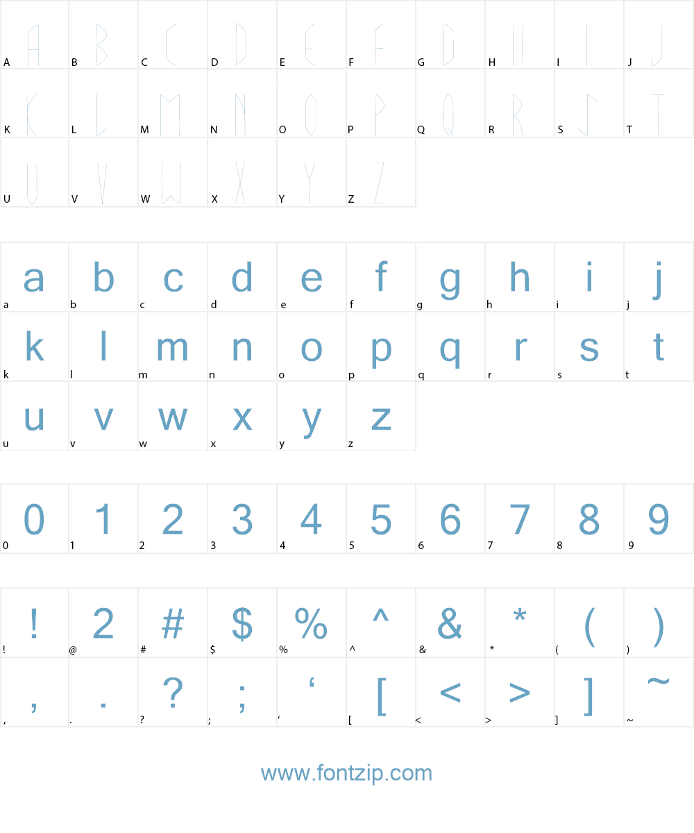 Vue Font Character