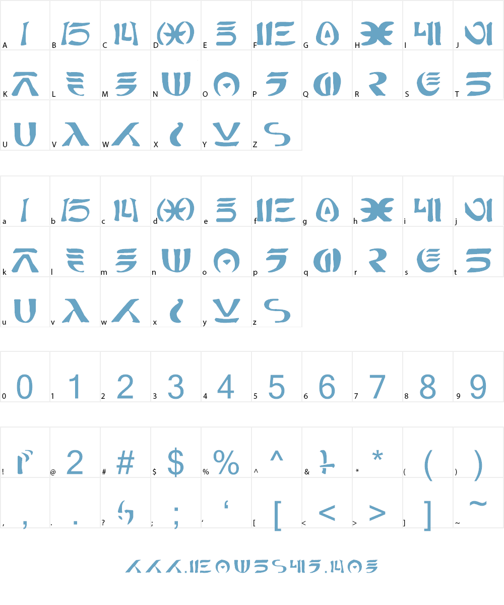 New Futhork Font Character