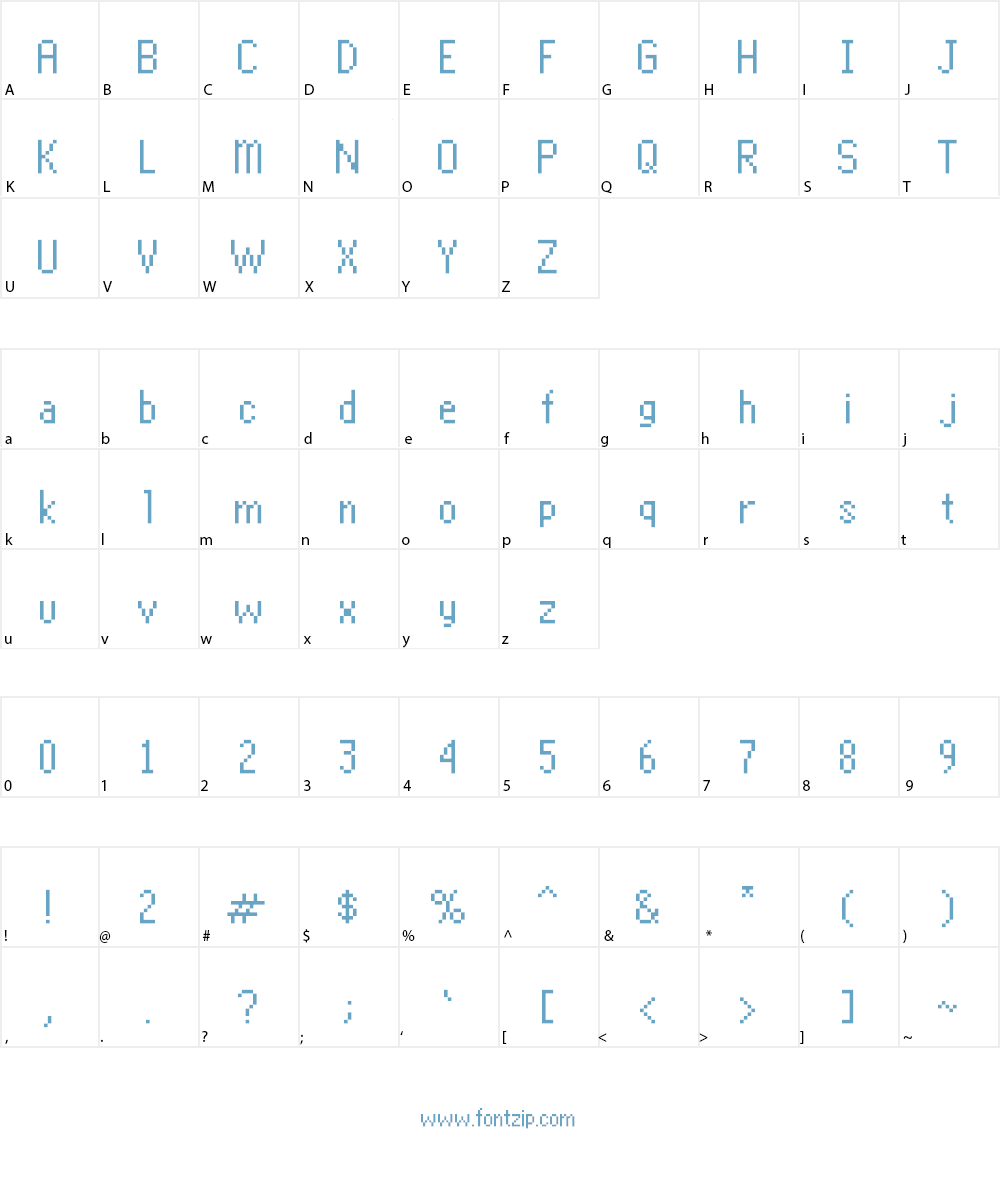 Glasstown NBP Font Character