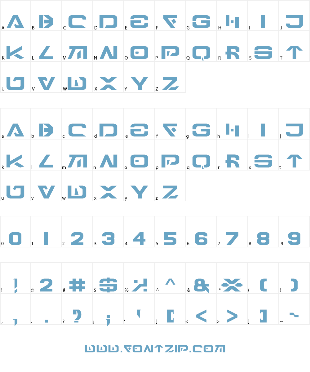 Engli-Besh Font Character