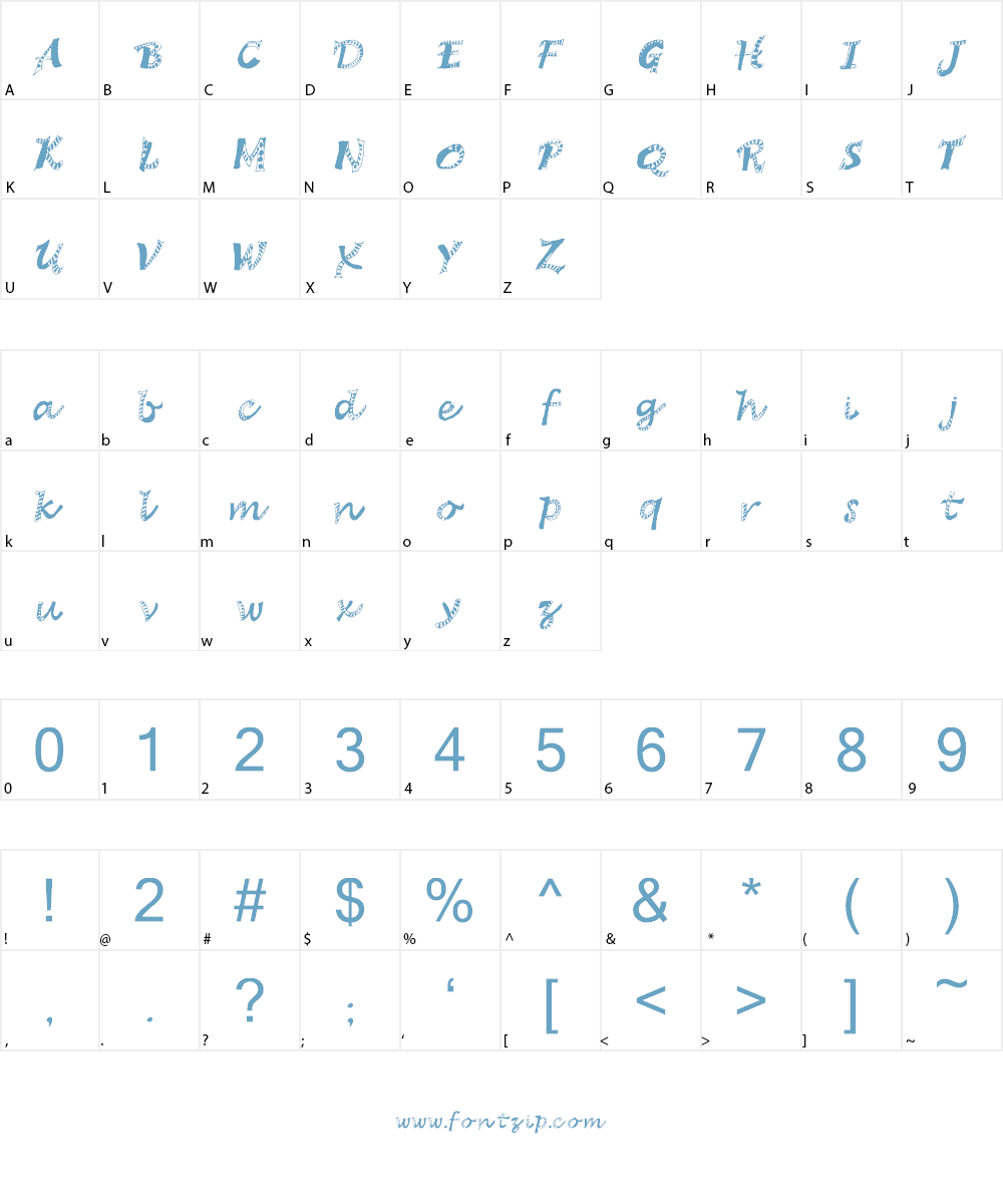 Hagadou Font Character