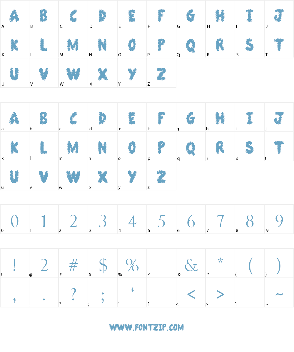 Slimeball Font Character
