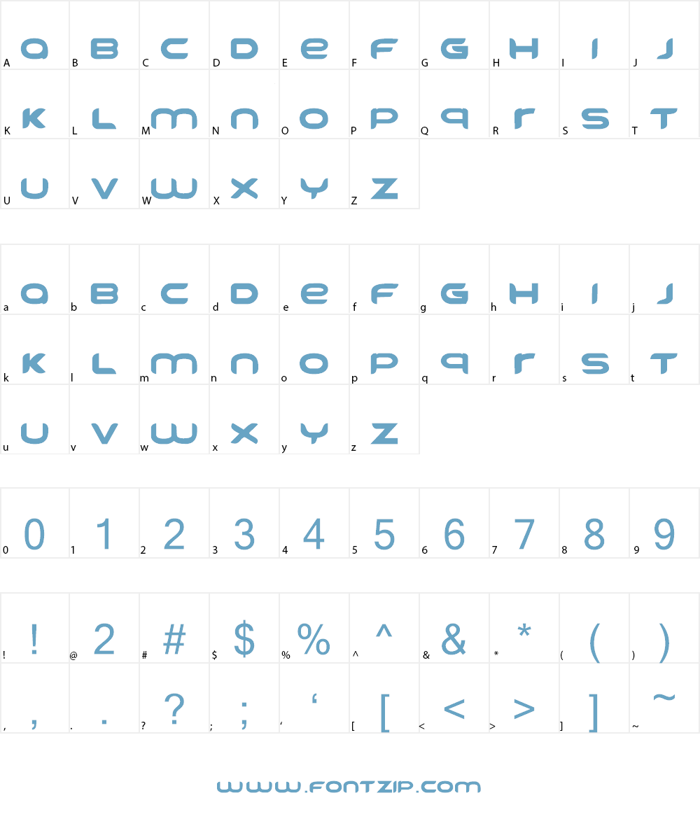 FREEDOM Font Character