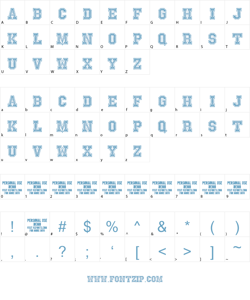 Friday Night Lights Font Character