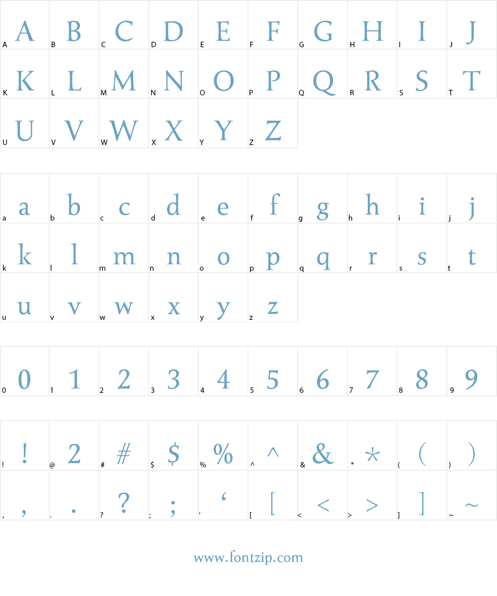 Seshat Font Character