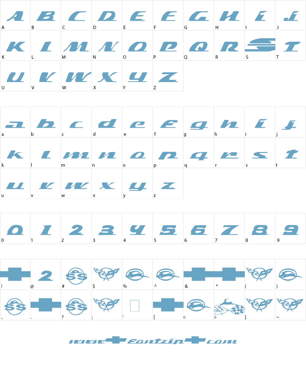 ImpalaSSX Font Character