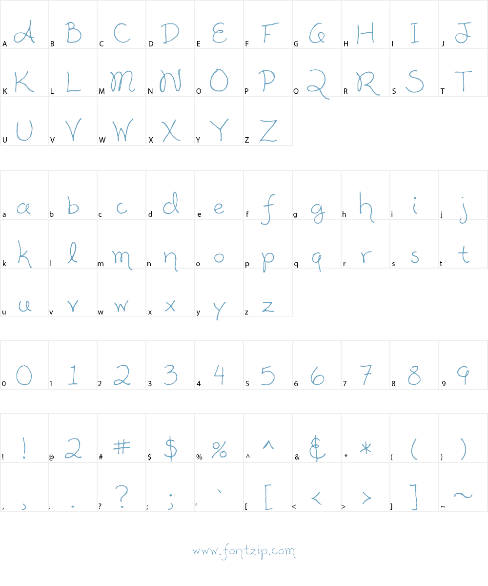 Alisha Font Character