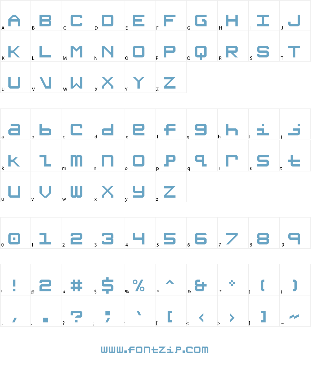 Grishenko NBP Font Character