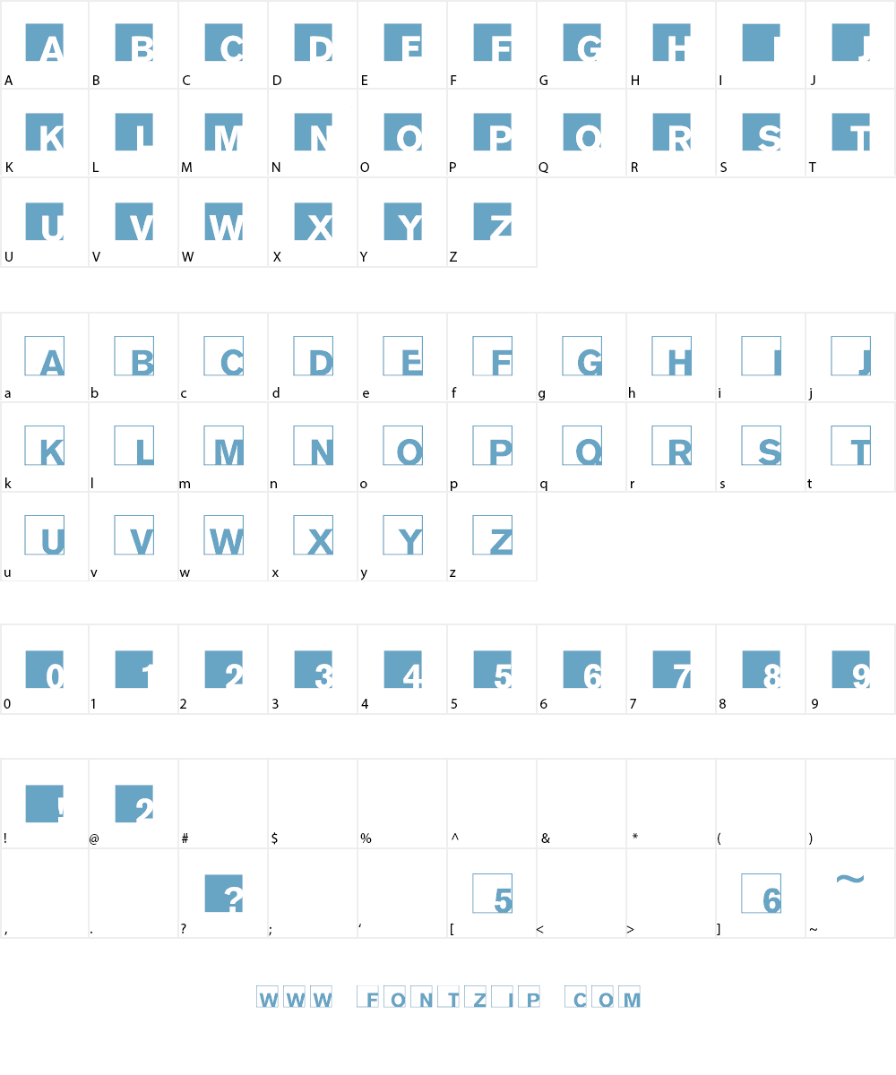 ABCLogosXYZ Font Character