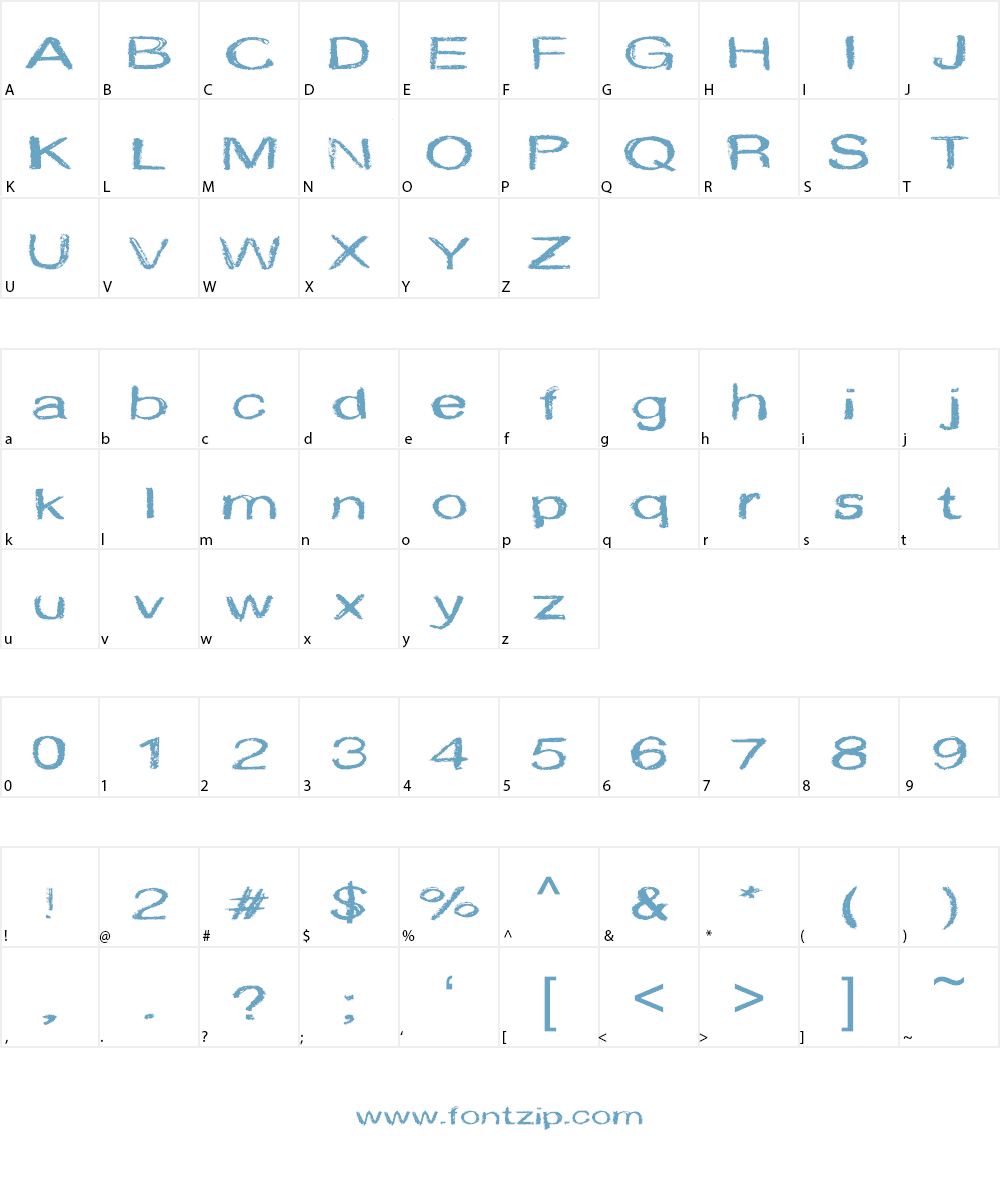 CF Marie Eve Font Character